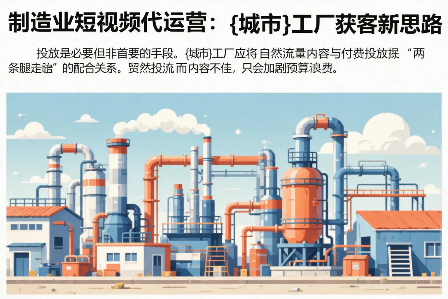 制造业短视频代运营:越秀工厂获客新思路