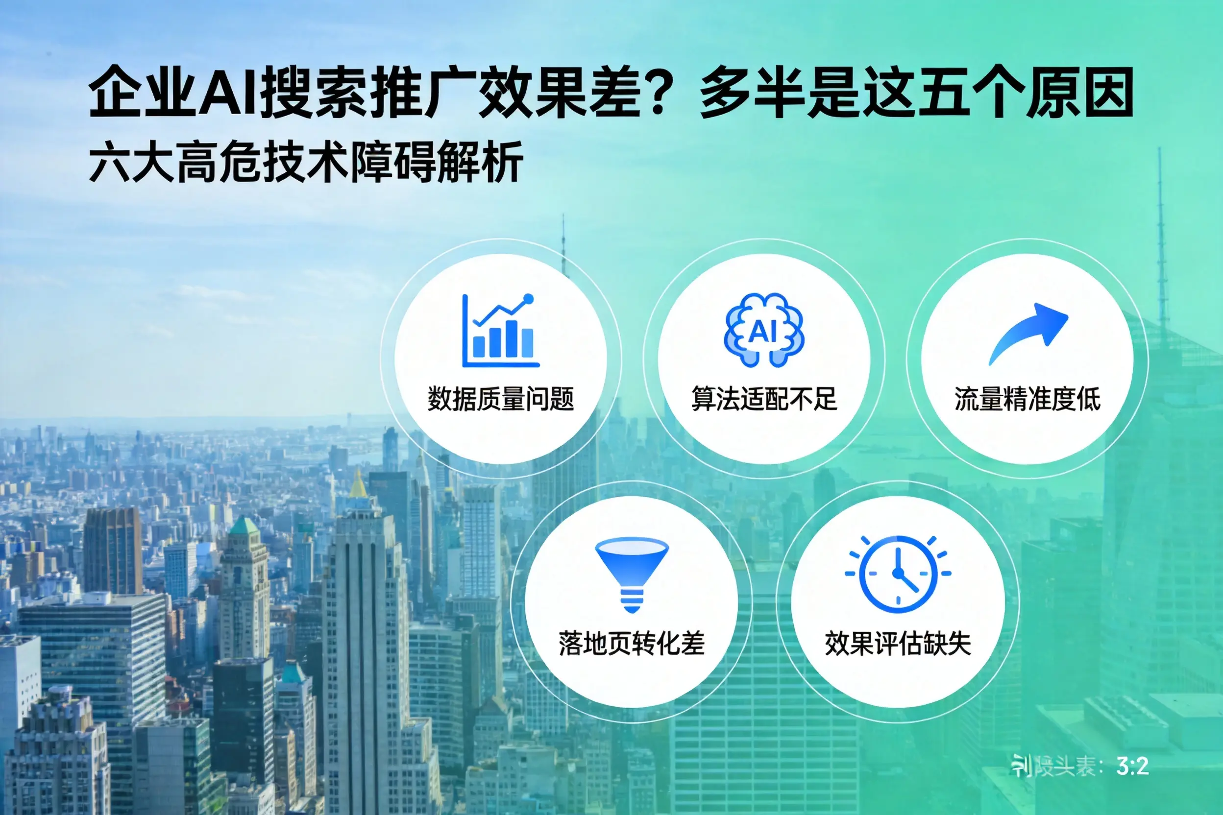 越秀企业AI搜索推广效果差?多半是这五个原因